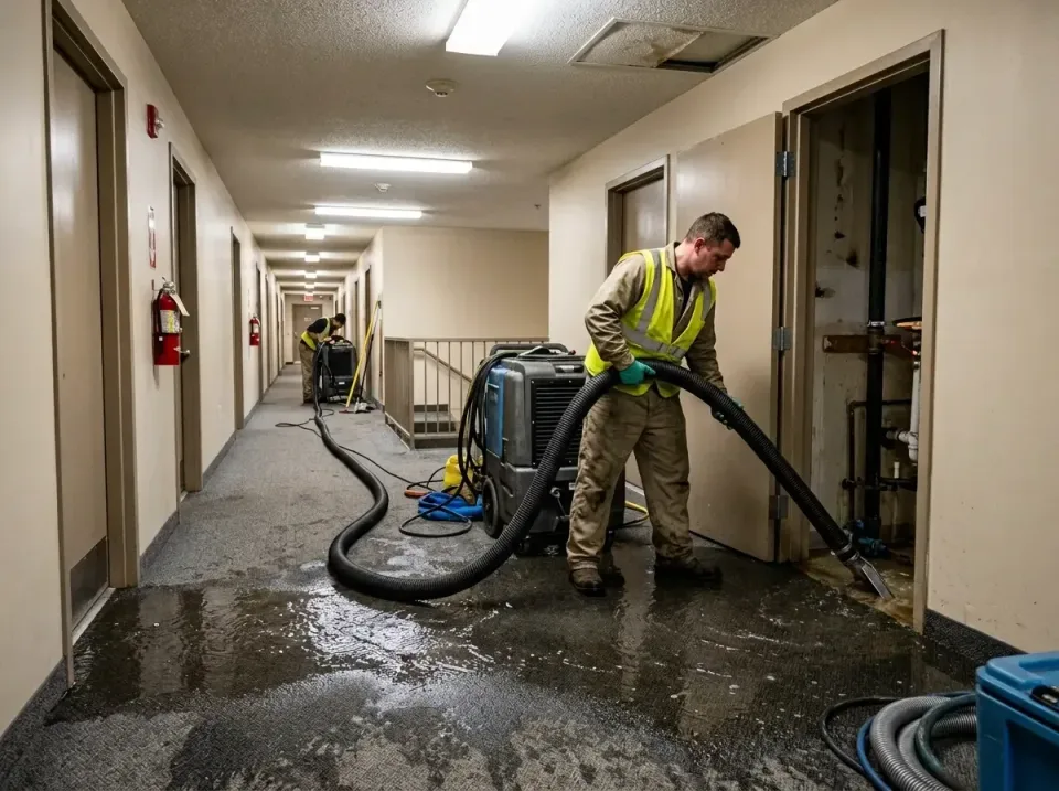multi-unit-apartment-hallway-f-005 — frequently asked questions, Emergency Burst Pipe Water Extraction & Removal in Union, MS